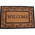 thumbnail image 2 of BirdRock Home Welcome Coir Doormat with Scroll Border - 24 x 36, 2 of 5