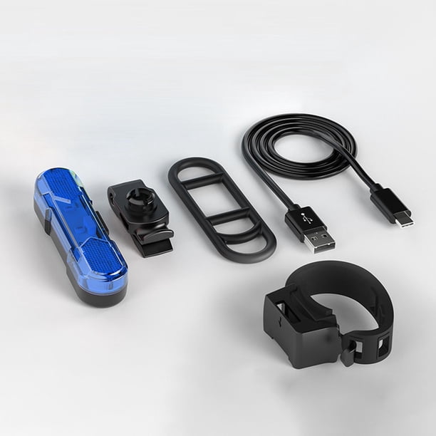 Lámpara trasera DYNWAVEMX para bicicleta a prueba de lluvia luz portátil azul