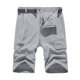 thumbnail image 4 of Hombres Sólido Casual Botón Cremallera Cinturón De secado rápido Desmontable en dos pantalones Pompotops  oipoqjl42219, 4 of 7