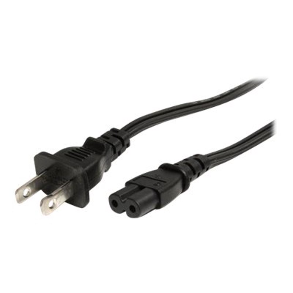 StarTech 6 ft Standard Laptop Power Cord NEMA 115P to C7 Walmart