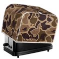 thumbnail image 5 of Yuyamidu Brown Camo Duck 4 Slice Toaster Cover Stain Resistant Wide Slot Bread Maker Dust Cover Anti-Scratch Kitchen Small Appliance Protective Cover for Countertop Home Decor, 5 of 7