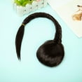 thumbnail image 2 of Fishtail Ponytail Hair Extension 24 Inches Long Straight Fishtail Braid Ponytail Extensions Braiding Hair Synthetic Clip in Hair Piece, 2 of 6