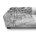 thumbnail image 3 of Modern Soft Flannel Fleece Blanket, Restaurant Cafe Bar Themed Outline Detailed Sketch Scene Art Design Tables Chairs, Cozy Plush for Indoor and Outdoor Use, 50" x 60", Black White, by Ambesonne, 3 of 6