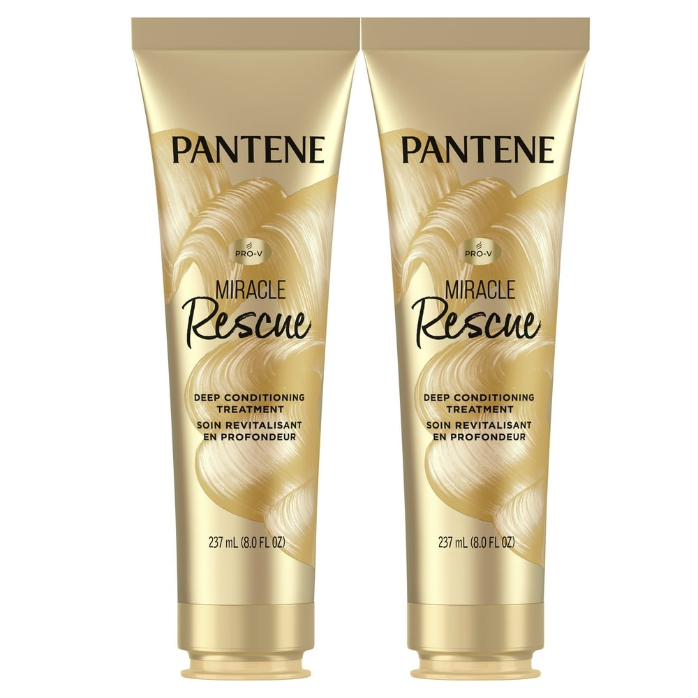 Pantene Miracle Rescue Deep Conditioning Treatment, 8 oz, 2 pack