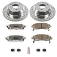 thumbnail image 3 of PowerStop Rear Z26 Street Warrior Carbon-Fiber Ceramic Brake Pad and Drilled and Slotted Rotor Kit Fits: BUICK CHEVROLET GMC ISUZU OLDSMOBILE SAAB Select Models K2050-26, 3 of 9