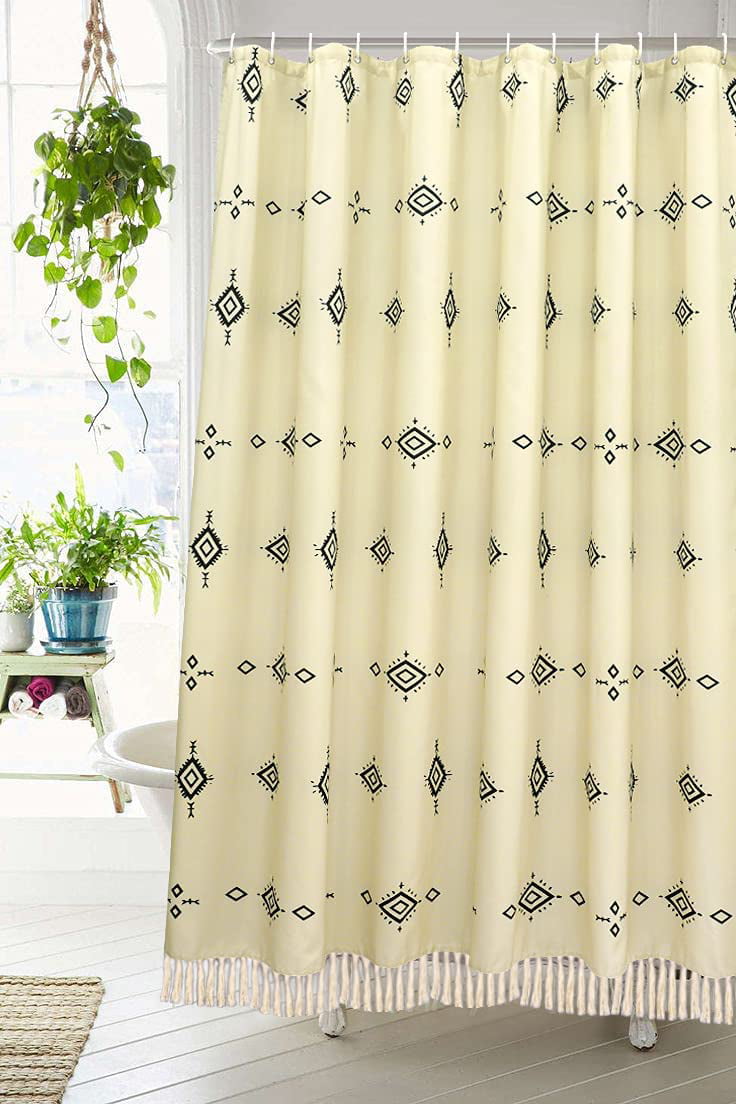 US 72x72" Waterproof Fabric Bathroom Shower Curtain Decorative Home Hotel Bath 