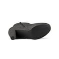 thumbnail image 3 of Unique Bargains Women's Side Zip Low Platform Chunky Heel Ankle Booties Grey (Size 9.5), 3 of 8