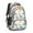 Dinosaur and Floral, variant on Dinosaur and Floral Off White Pattern Backpack for School, Cute School Bag with Adjustable Shoulder Straps and Padded Back, 16.9"x12.6"x5.9"