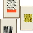 thumbnail image 4 of IDEA4WALL 3 Piece Framed Canvas Wall Art for Living Room, Bedroom Mattis and Brutalist Canvas Prints for Modern Home Decoration Ready to Hang, 4 of 5