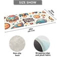 thumbnail image 4 of Bath Mat Soft Plush Non-Slip Absorbent Bathroom Rugs 39"x20" Hello Space Spaceship Star, 4 of 8