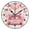 Black, variant on 9.84in Bears in A Red Truck PVC Canvas Wall and Table Clock with Canvas Texture, Black or Gold Hands