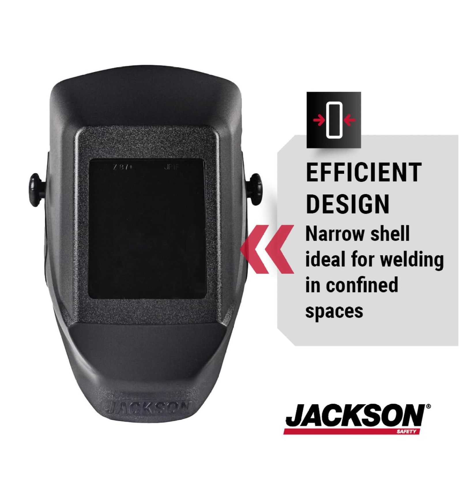 Welding Helmet, Auto Darkening Hood, Durable Protective Welder Face Mask for Men and Women, Fixed Shade, Hard Hat Adaptable, HSL-100 Shell, Universal Size, Black, 14975