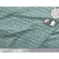 thumbnail image 3 of Soimoi Rayon Fabric Leaves & Floral Block Decor Fabric Printed Yard 56 Inch Wide, 3 of 3