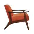 thumbnail image 3 of Lexicon Fauteuil d'Appoint en Velours Orange, 3 of 6