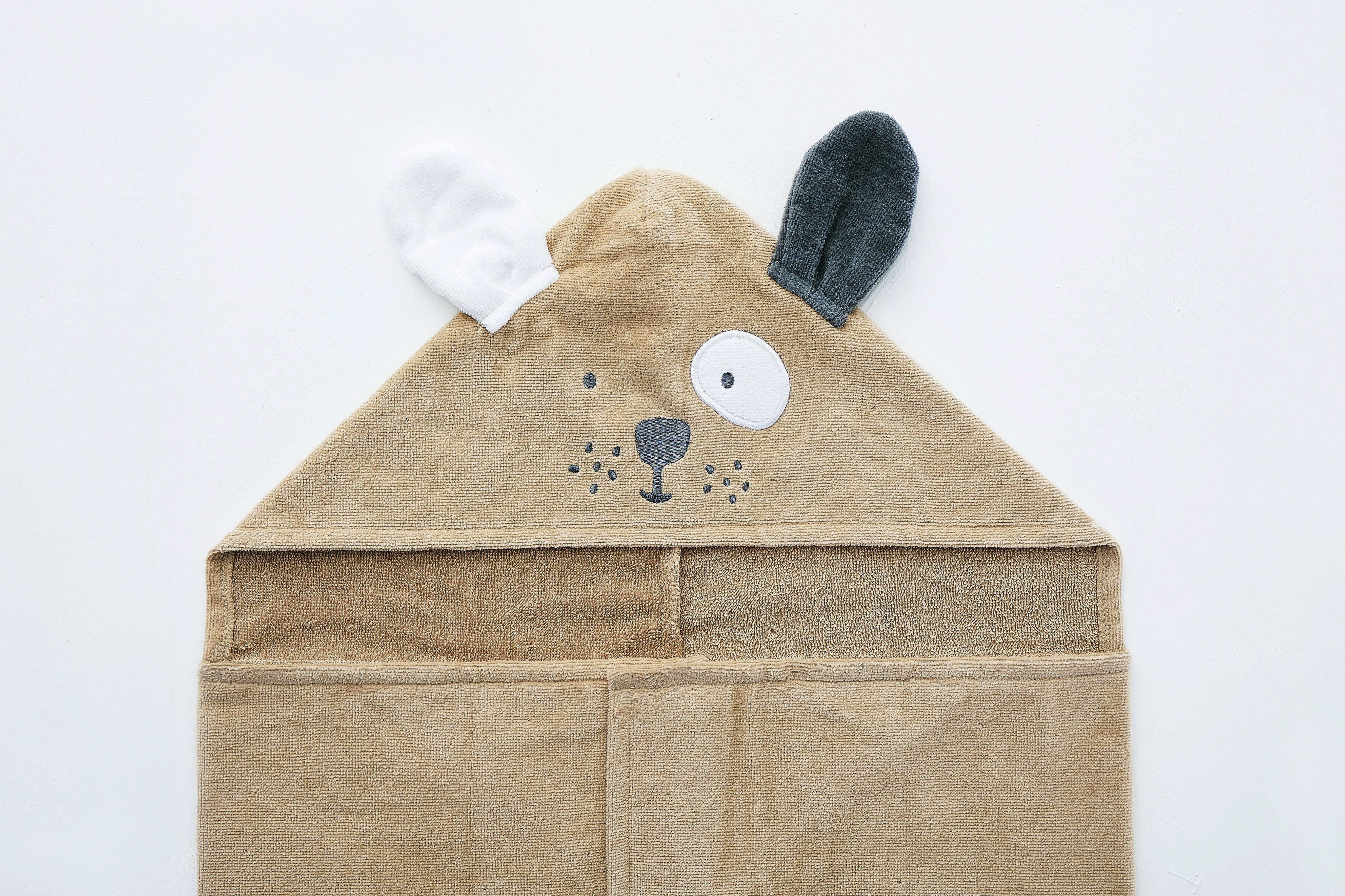 Your Zone Kids Dog Cotton Hooded Towel
