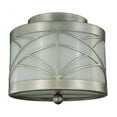 thumbnail image 4 of Meyda Tiffany 140084 Revival Deco Cilindro 2 Light 9" Wide Semi-Flush Drum Ceiling Fixture, 4 of 5
