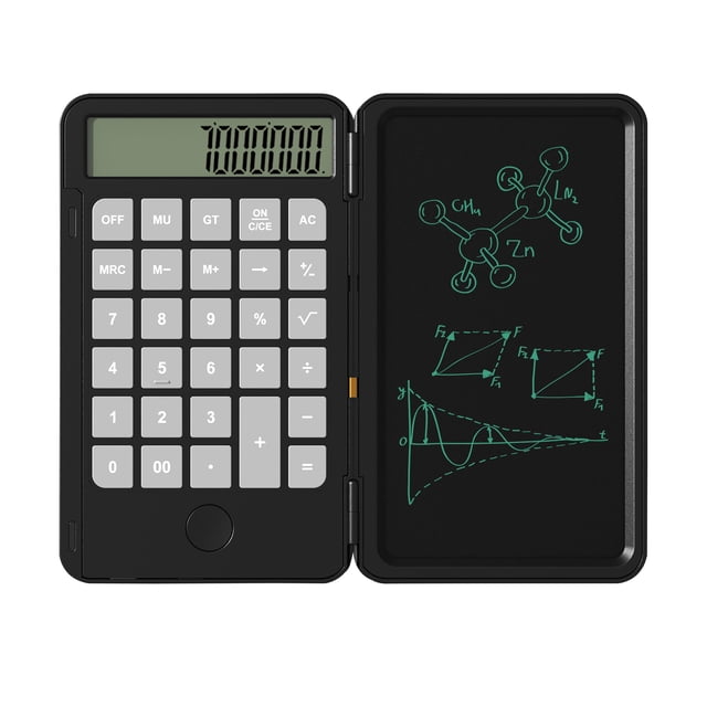 amdohai 6inch Writing Tablet Calculator Portable Foldable LCD Graphics Handwriting Pad