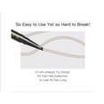 thumbnail image 3 of Artrylin Eyebrow Pen, Black Microblading Eye Pencil With 4 Micro-Fork Tip, Makeup Pens for Natural and Hair-Like Strokes, Long Lasting, Waterproof and Professional Eyebrow Definer (4.9Inch), 3 of 6