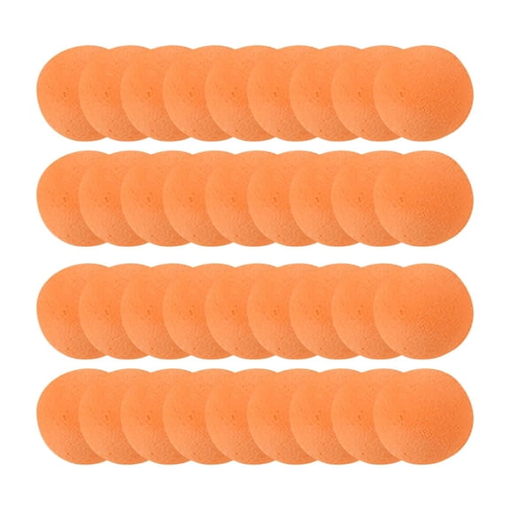 Outdoor Play, Foam Balls for Student, 1.5 in Round, Orange, 36 Pc, Outdoor Play Toys, Blaster Shooting Refills
