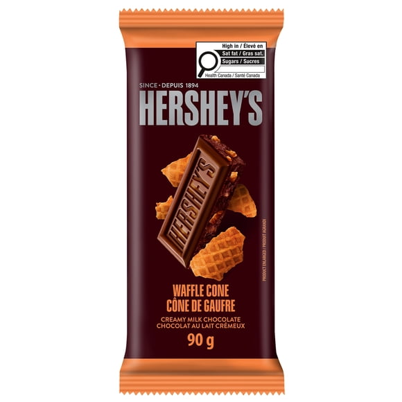 Cone de gauffre au chocolat au lait Hershey's, 90 G