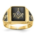 thumbnail image 3 of 14K Yellow Gold Men's Masonic Ring Size 10, 3 of 3