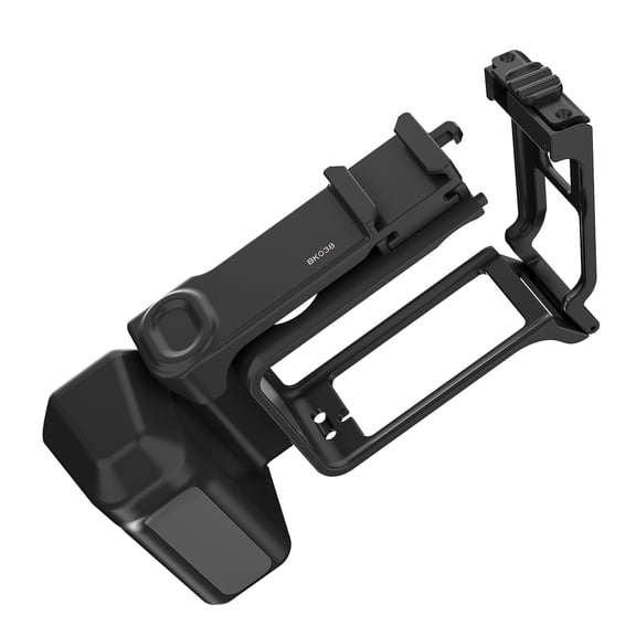 Camera Grip Quick Release Cage Handle For Action 5pro/4/3 Sports Cameras With Cold Shoe Mount And Safety Wrist Strap
