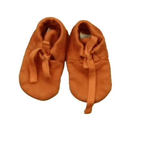 

Pre-owned Kate Quinn Organics Unisex Rust Booties size: 6-12 Months