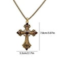 thumbnail image 3 of LIANXUE Cross Necklace Vintage Choker Medieval Edgy Jewelry Accessories for Women Men, 3 of 11