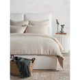 thumbnail image 4 of Classic Home Lana 100% Cotton Embroidered Natural King Duvet by Kosas Home, 4 of 7