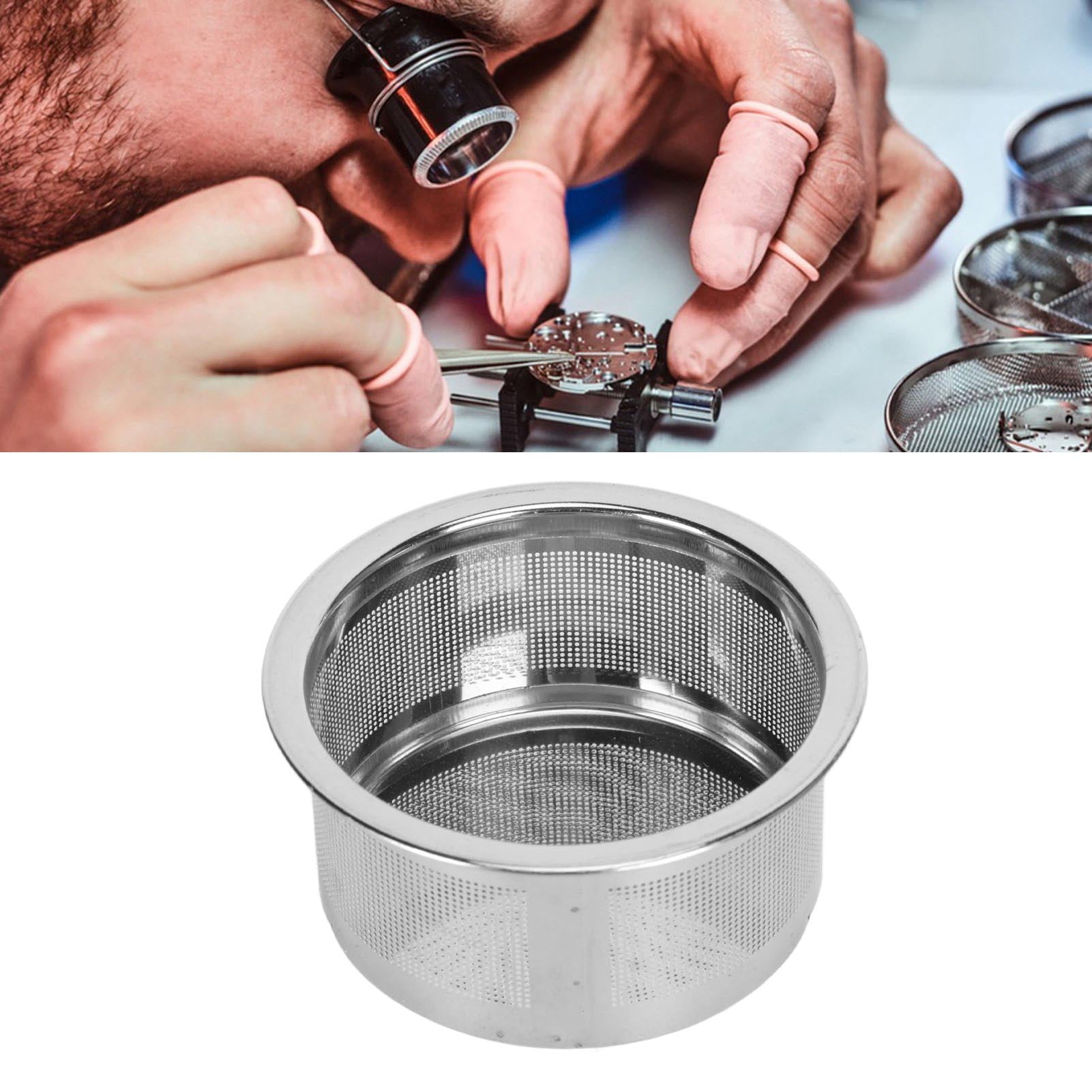 Watch Parts Cleaner Baskets Efficient Cleaning Portable Stainless Steel Mesh Holder Basket for Jewelry Home