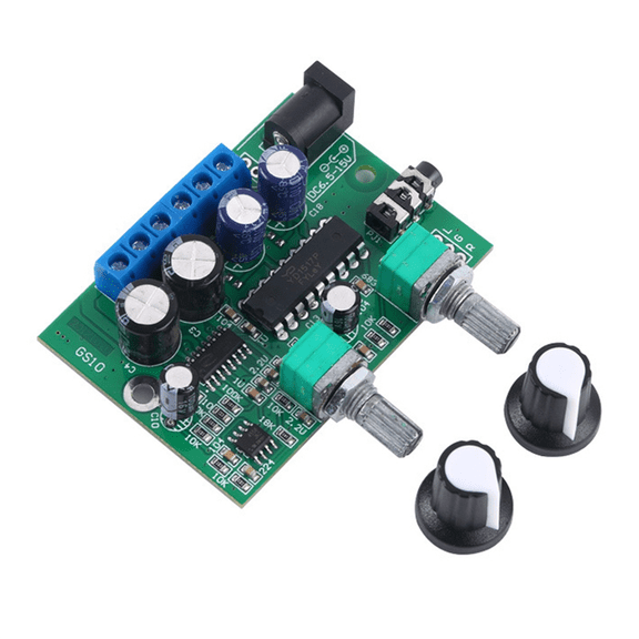 2.1 Channel Class D HiFi Power Amplifier Board 25W 6W 6W Sound Amp Volume Control for Speaker Subwoofer Home Theater