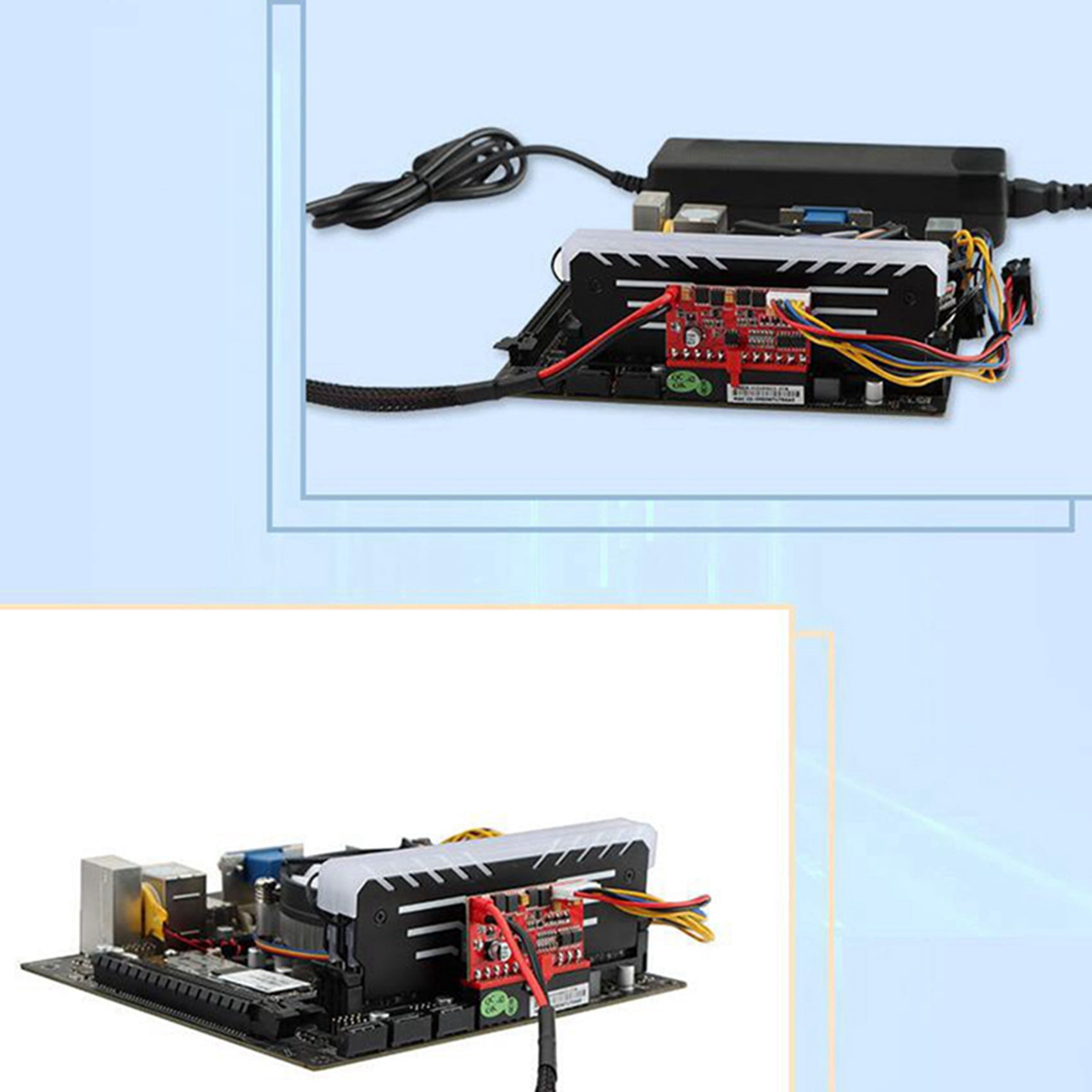 2X DC ATX PSU -BOX 12V 160W ATX Switch PSU 24Pin MINI ITX DC to Car ATX Power Supply Wide Input Computer