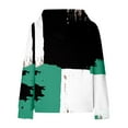 thumbnail image 6 of Mercatoo Kids' Hoodies Youth Girls Color Blocking Hooded Sweatshirt with Pocket Pullover Long Sleeve Tops Sweater, 6 of 7