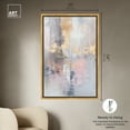 thumbnail image 5 of Refreshing Boho Elegant Abstract Canvas Wall Art by Art Remedy, Gold Floater Frame, 36"x54", 5 of 7