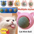 thumbnail image 2 of Catnip Wall Ball Cat Toys Pet Toys for Cats Clean Mouth Promote Digestion Kitten Candy Licking Snacks Mint Ball Cat Accessories ShopWise Round, 2 of 30