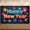 1A, variant on Festive Design Happy New Year Banner Colorful Decoration New Year Celebration for Party Celebration Indoor Decoration Event Decoration