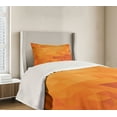 thumbnail image 4 of Ambesonne Burnt Orange Quilted Bedspread Set 2 Pcs, Shapes and Patterns, Twin Size, Burnt Orange, 4 of 6