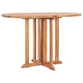 thumbnail image 4 of vidaXL Outdoor Dining Set Natural Teak Solid teak wood Medium Foldable, 4 of 6