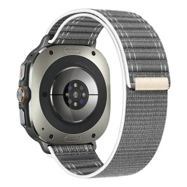 Correa de Nylon Premium, Sólido, Silicona, Talla Única, Resistente al Agua, Deportivo, Compatible con Samsung Galaxy Watch Ultra 47mm