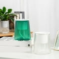 thumbnail image 3 of Pot de Fleurs Transparent Gris Bureau Transparent Auto-Arrosant Système d'Absorption d'Eau, 3 of 7