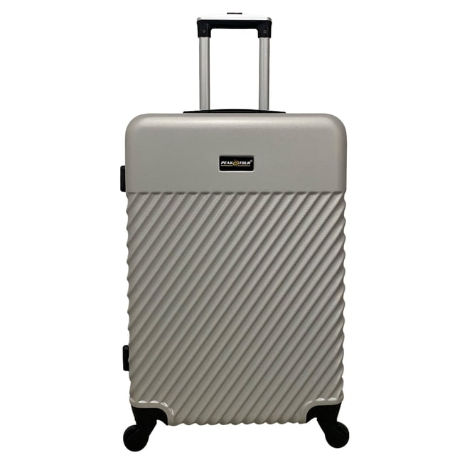 Maleta Rigida Palazzo Llantas Spinner Peak Tour Plata 24"