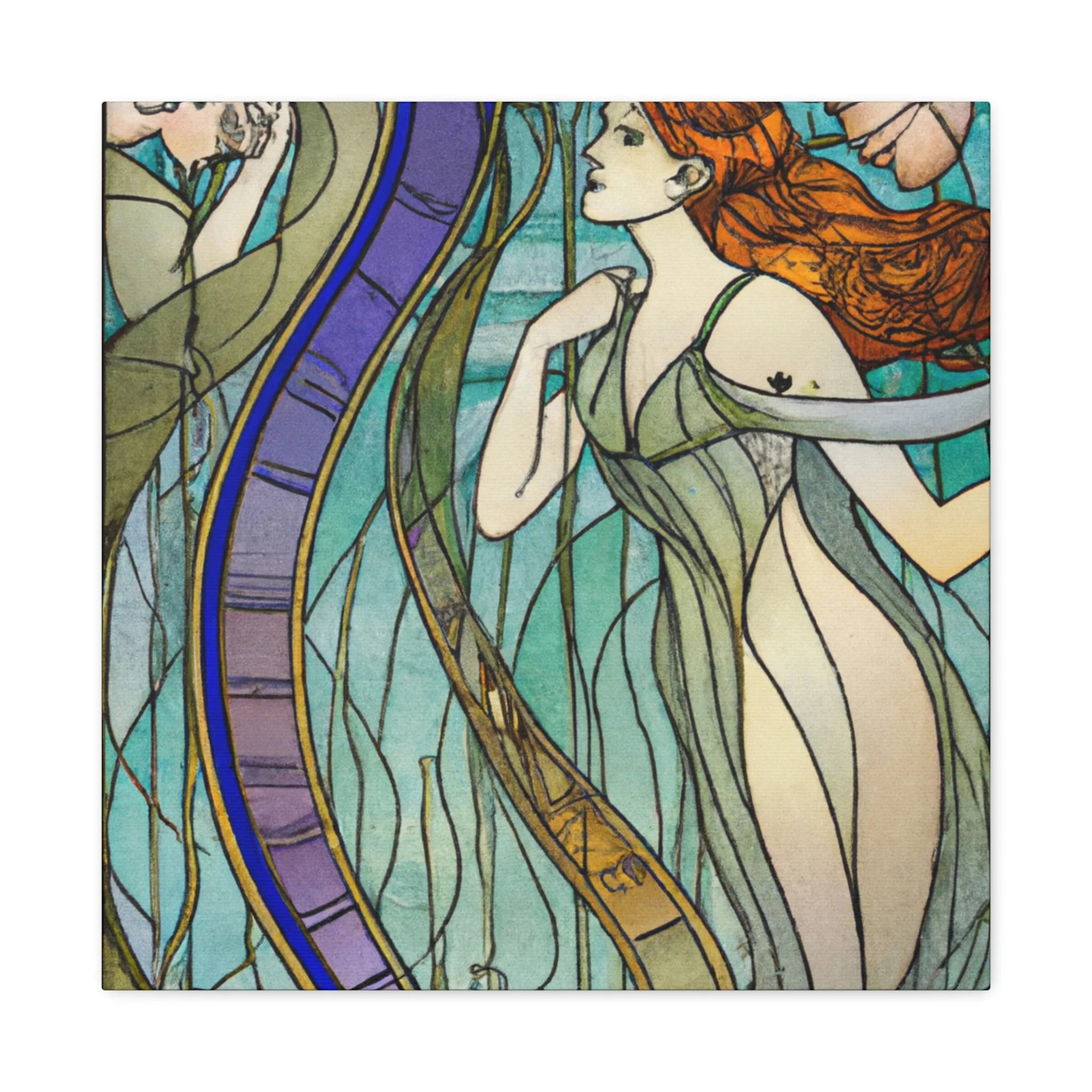 Flaming Garden Splendor - Canvas - Walmart.com