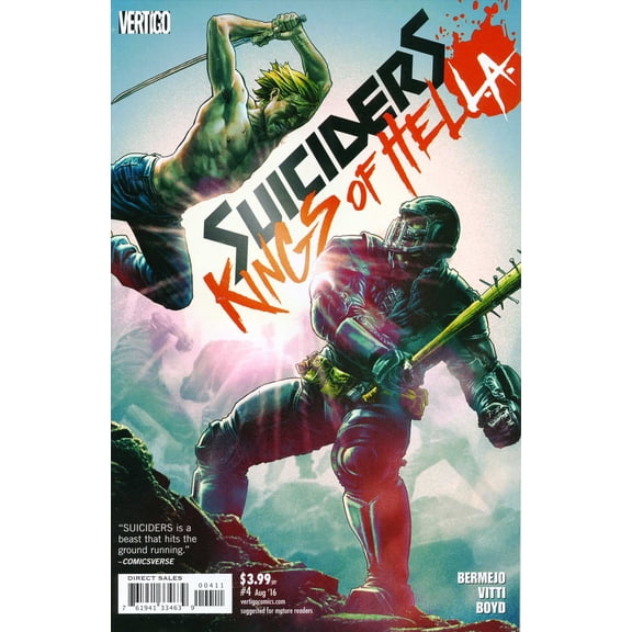 Suiciders: Kings of HelL.A. #4 VF ; DC/Vertigo Comic Book