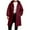 Wine, variant on Women Long Quilted Coat Hooded Length Long Sleeve Puffer Jacket Padded Coat Winter Outerwear