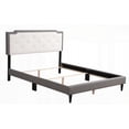 thumbnail image 4 of Full Size Metal Platform Bed Frame with No Box Spring, Grey for Bedroom, 4 of 7