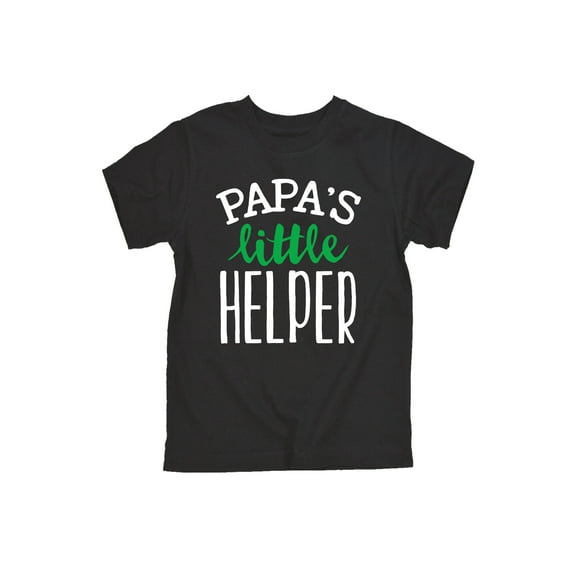 Instant Message - Papas Little Helper -TODDLER SHORT SLEEVE TEE-2T