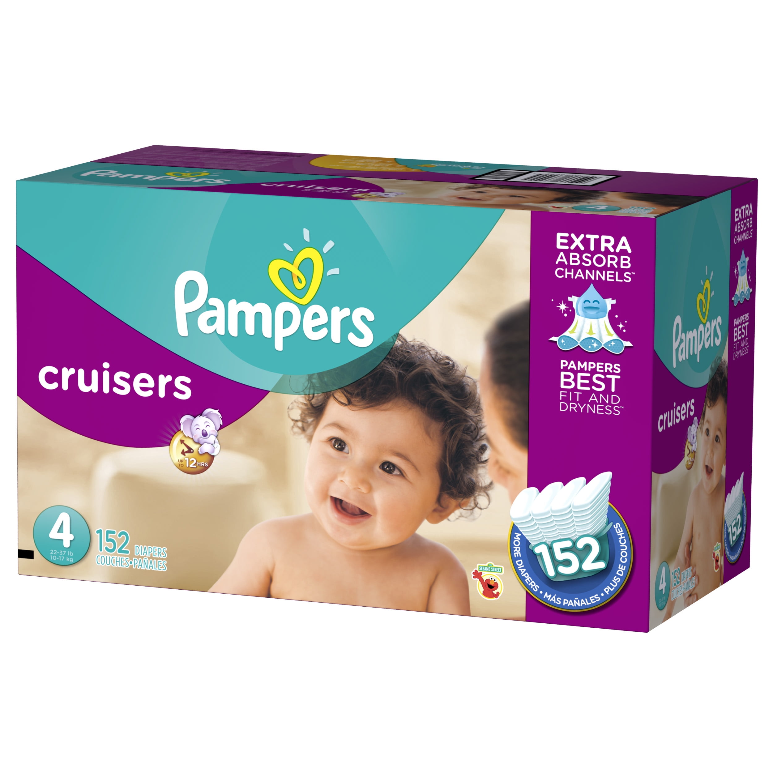 Pampers Size 4 152 count - Walmart.com