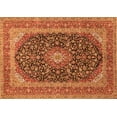 thumbnail image 1 of Ahgly Company Indoor Rectangle Medallion Orange Traditional Area Rugs, 7' x 9', 1 of 1