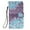 Blue Flower, variant on Galaxy A41 Case Wallet, Allytech PU Leather Case 3D Pattern Slim Shell Shockproof Kickstand Credit Cards Slots Hand Strap Magnetic Clasp Wallet Case Cover for Samsung Galaxy A41, Butterfly