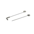 thumbnail image 4 of Pasador de solapa de bandeja redonda plana, alfiler de seguridad de acero inoxidable, camisa, sombrero, accesorios de joyería DIY, regalo, tapón de tubo redondo plateado, paquete de 24 Speravity HA010770-03B, 4 of 7